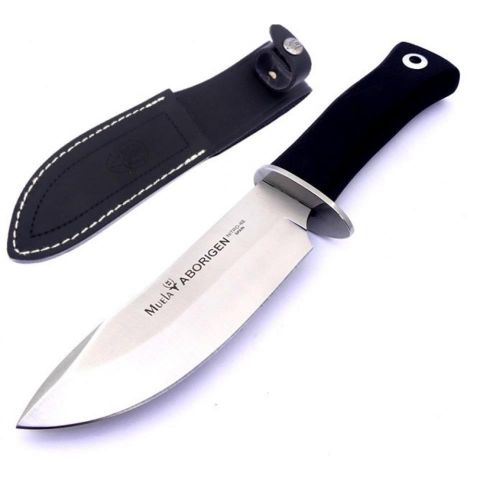 MUEM.ABORIGEN-13G CUCHILLO MANGO DE GOMA Y DEFENSA