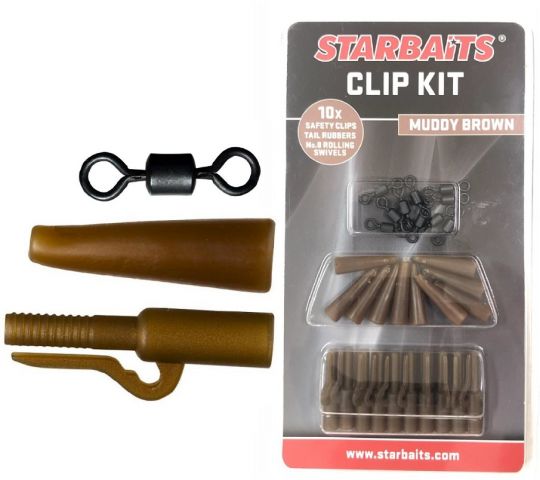 SEN09318 CLIP KIT MUDDY BROWN