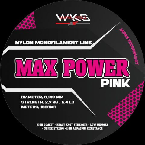 TUR48283122 HILO WKS PINK MAX POWER 0.22MM (1000M)
